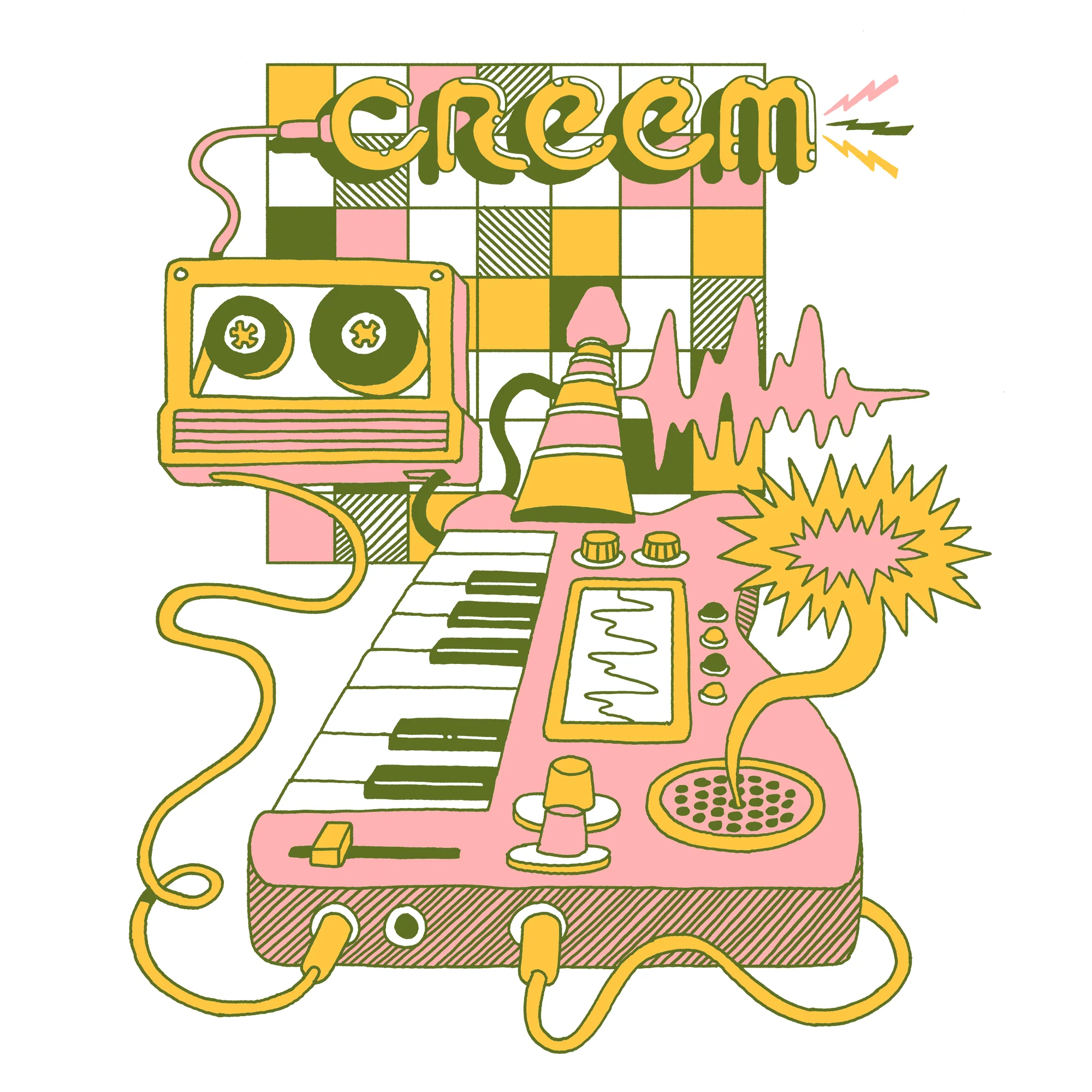 CREEM Goes New Wave T-Shirt - Image 3